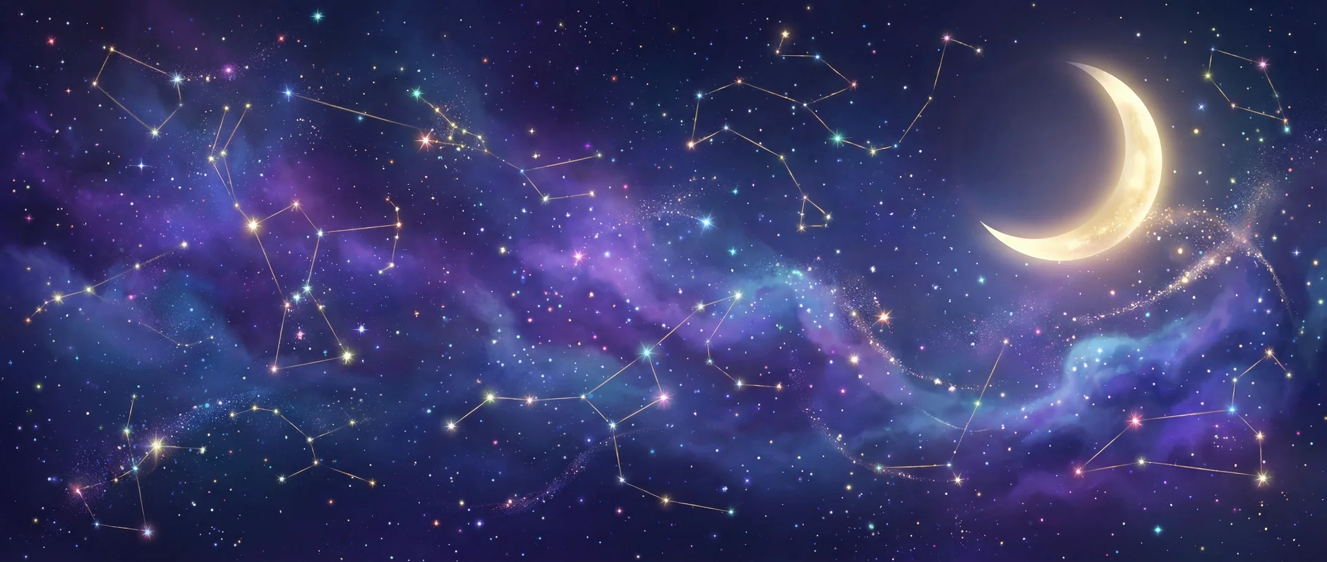 星空背景 - 爱乐影院 | 每日星座运势与塔罗占卜